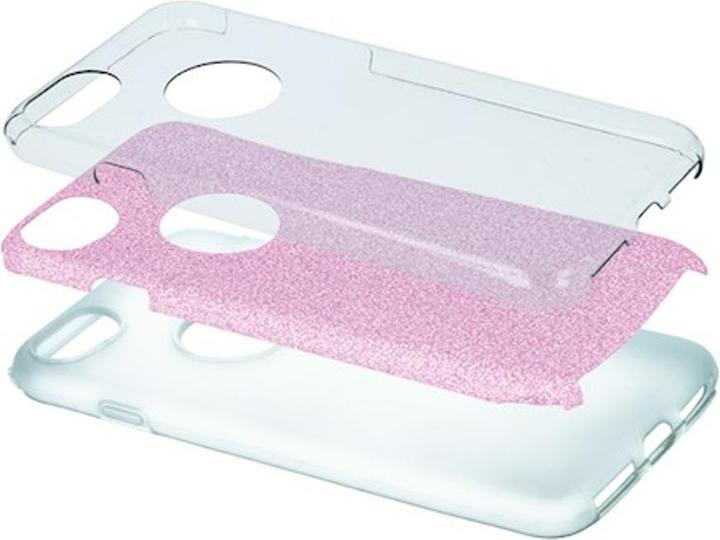 Produktbild OEM Glitter 3in1 Hülle für iPhone 11 Pro rosa (Apple iPhone 11 Pro)