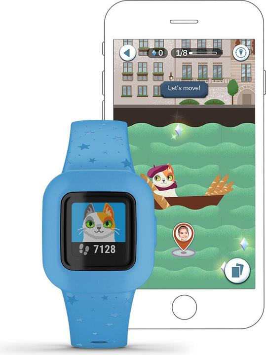 Produktbild Garmin Vivofit jr. 3 Blaue Sterne (20 mm)