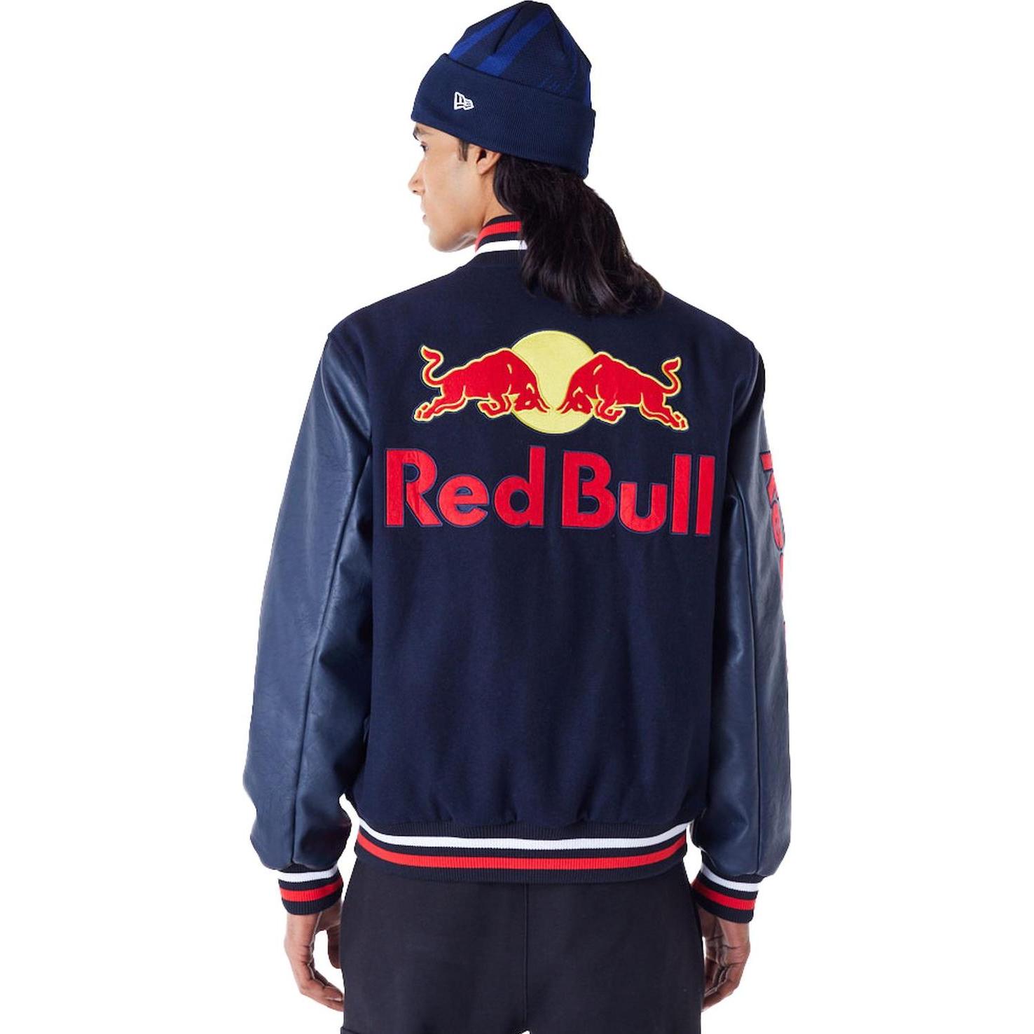 Thumbnail - New Era, Herren, Jacke, Varsity College Jacket - Red Bull Racing - L (L), Blau, L
