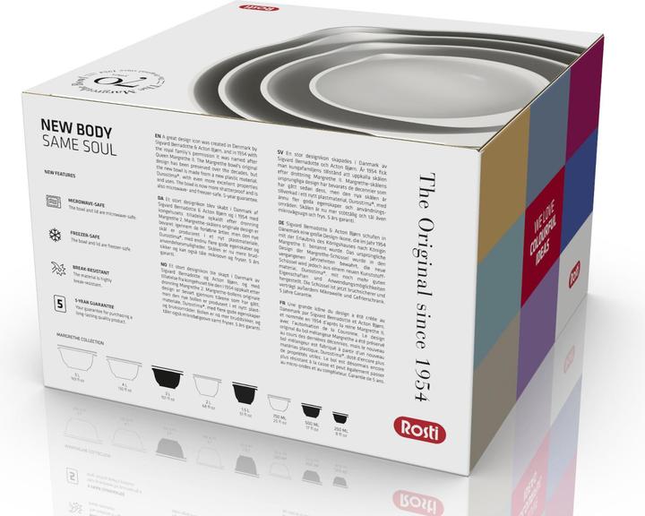 Immagine prodotto Rosti NUOVO Set Margrethe 8 pezzi 0,25 + 0,5 + 1,5 + 3 L Bianco (3 l, 8 x)