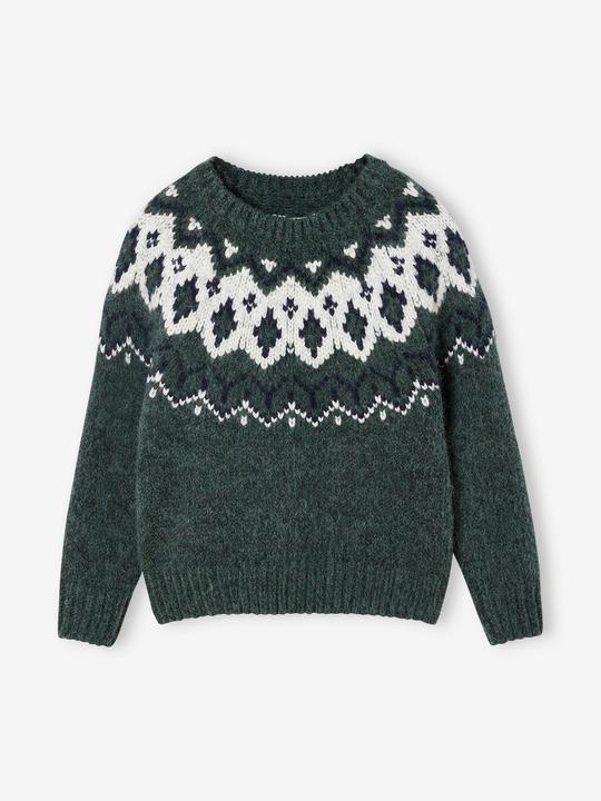 Produktbild Vertbaudet Jungen Jacquard-Pullover (92)