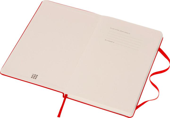 Actual product image Moleskine Notebook Classic Large (A5, Plain, Hardcover)