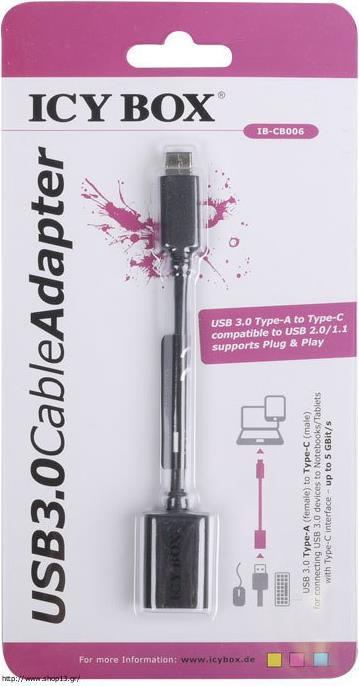 Produktbild Icy Box Ib-Cb006 (0.14 m, USB 3.0)