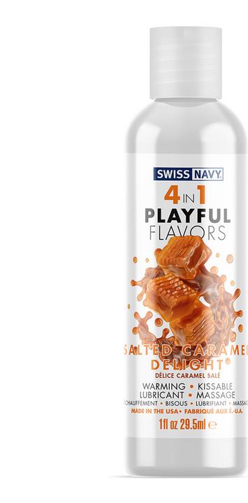 Image du produit Swiss Navy 4 In 1 Lubrifiant Au Parfum Caramel - Sel de Mer - 30ml (30 ml)