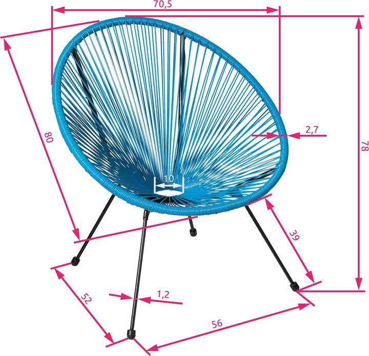 Produktbild tectake Santana