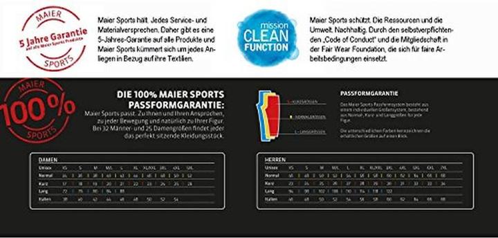 Actual product image Maier Sports Tajo Zip Off Pants (46)