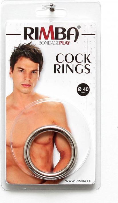 Produktbild Rimba Solider Metall Cockring 8mm dick (0.80 cm)