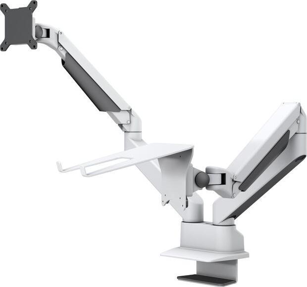 Image du produit Multibrackets Support d'écran Duo 32", alu, blanc, pivotant à 90 (Tables, 32", 10 kg)