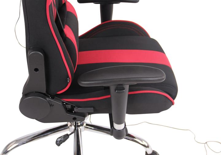 Actual product image CLP Limit XM office chair fabric, black/red