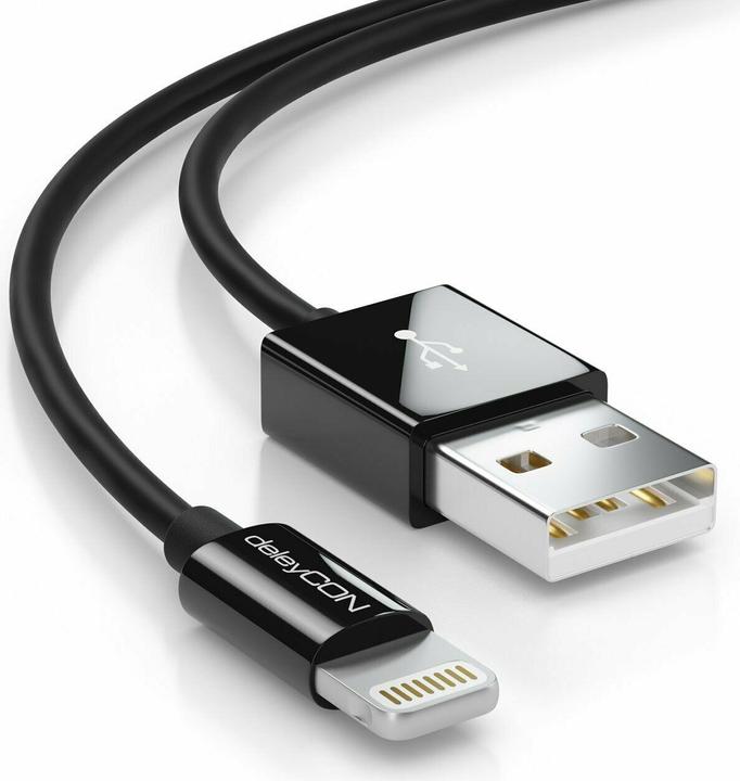 Produktbild deleyCON Lightning auf USB (0.15 m, USB 2.0)