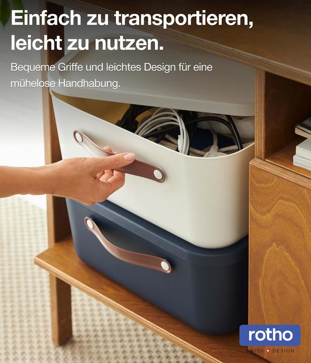 Actual product image Rotho 2er-Set Aufbewahrungsbox Maloja 40l (40 l)
