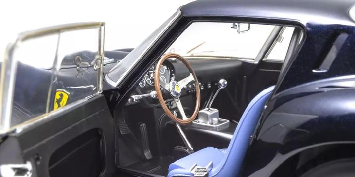 Immagine prodotto Kyosho Sportwagen Ferrari 250 GTO 1963 Dunkelblau 1:18