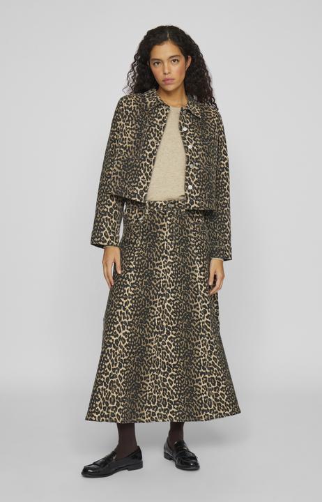 Actual product image Vila Leoprint midi skirt (34)