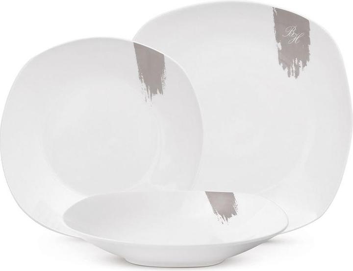 BerlingerHaus Haus 18-teiliges Tellerset Taupe Collection (18 x)