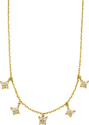 Purelei Butterfly Kette Gold (Edelstahl 18K vergoldet)