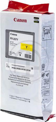 Actual product image Canon Pfi-207y (Y)