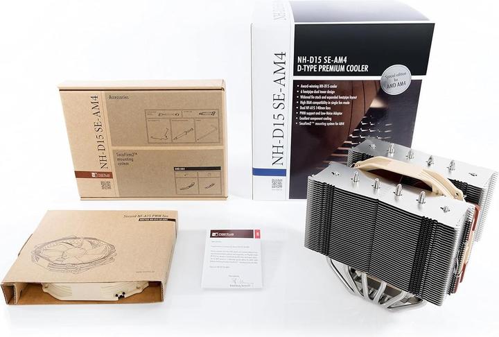 Produktbild Noctua NH-D15 SE-AM4 computer cooling component (165 mm)