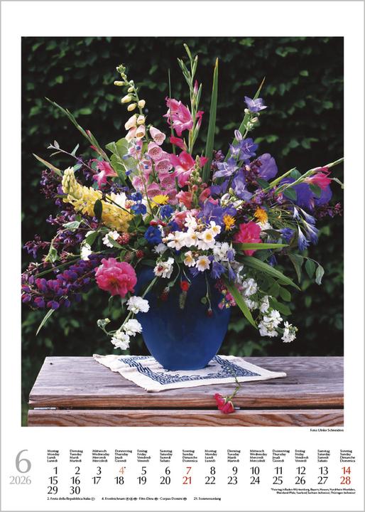 Produktbild Blumensträusse 2026 (30 x 42 cm)