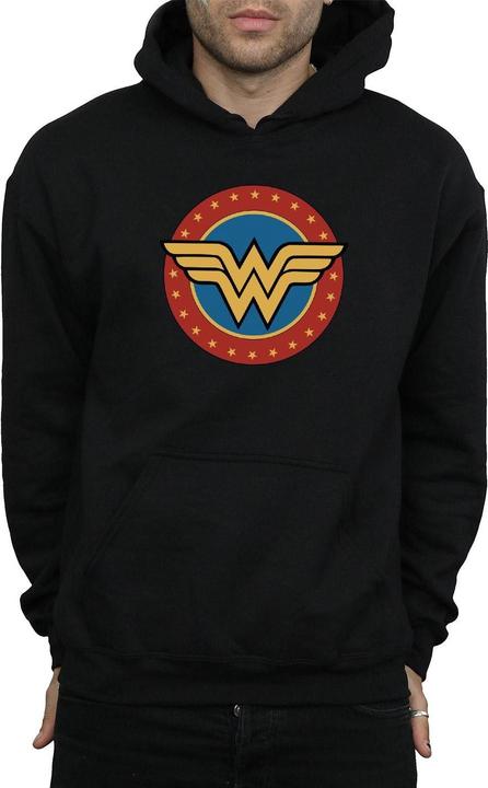Immagine prodotto Wonder Woman Circle Logo Felpa con Cappuccio Uomo (S)