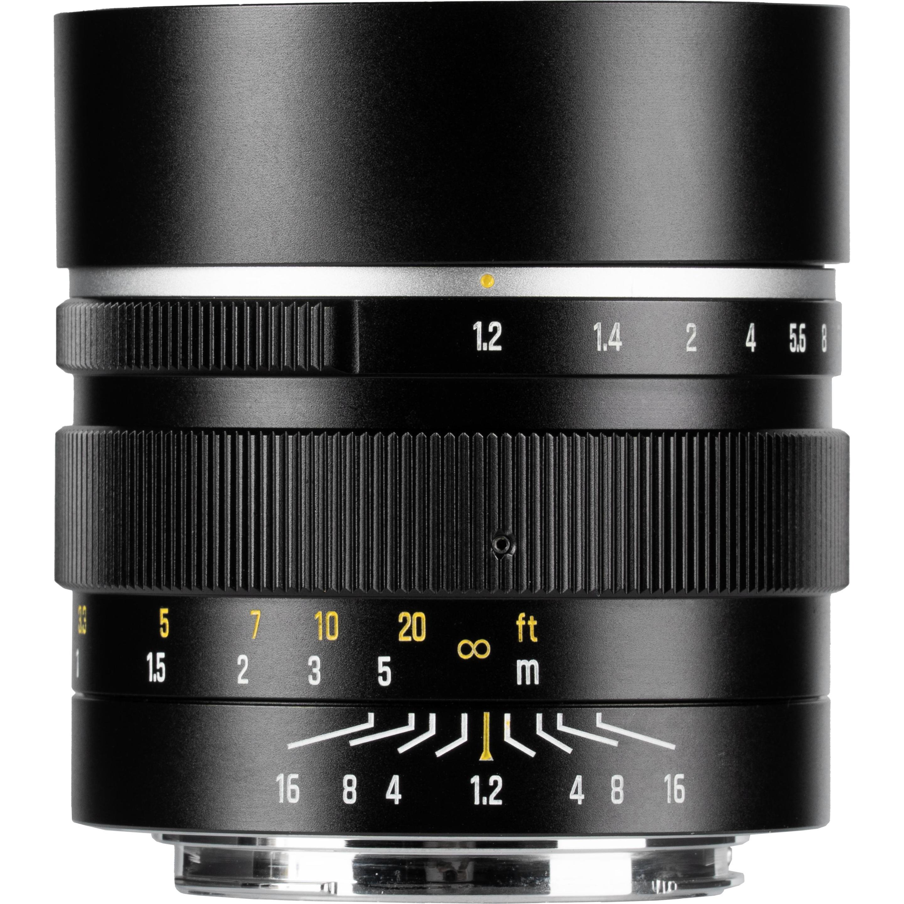 7artisans 50mm f/1.2 - Sony E-Mount - Black (Sony E, APS-C / DX), Obiettivo, Nero