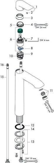 Produktbild hansgrohe Metris Chrom