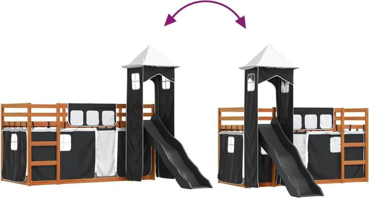 Produktbild vidaXL Etagenbett (90 x 200 cm)