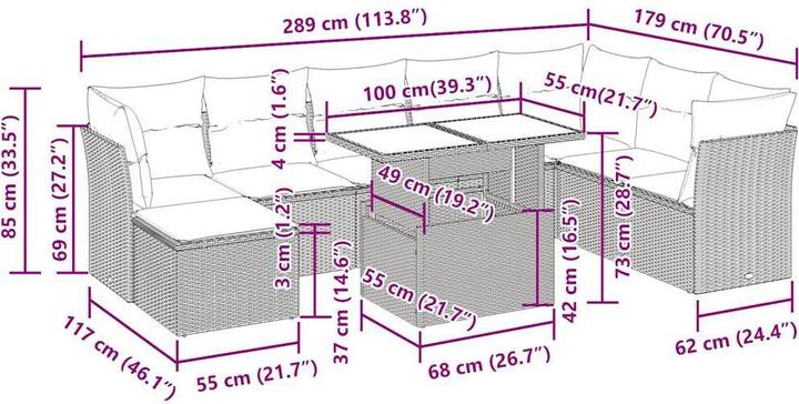 Produktbild vidaXL Callen