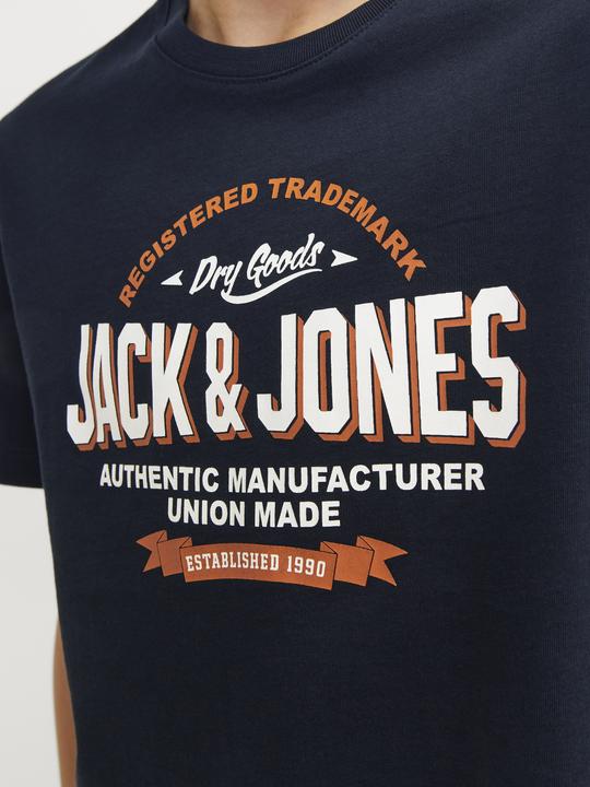 Produktbild Jack & Jones JJELOGO TEE SS ONECK 2COL 24/25 NOOS MNI (116)
