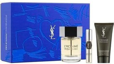 Productafbeelding Yves Saint Laurent L'Homme geschenkset EDT 100ml. L'Homme douchegel 50ml en L'Homme EDT 10ml.