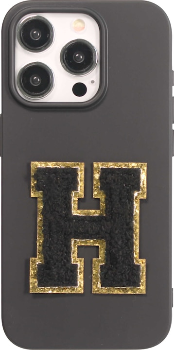 Produktbild PhoneLook Sticker Aufkleber für Handy/Tablet/Computer 3D gestickt Buchstabe H