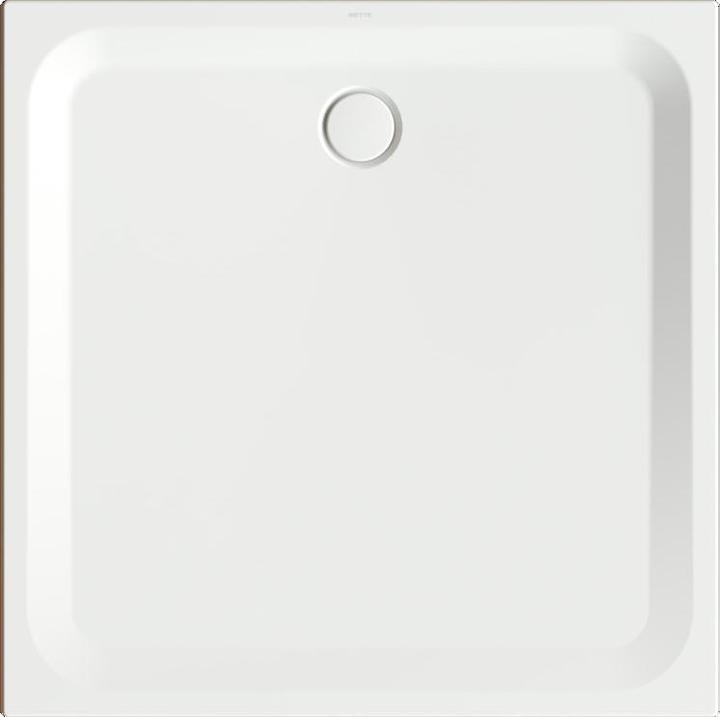 Actual product image Bette Ultra rectangular shower tray 1200x1200x35mm, with glaze plus, 8720