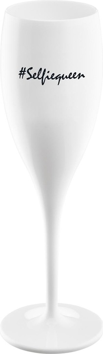Produktbild Koziol Sektglas 100 ml mit Druck CHEERS No. 1 SELFIEQUEEN (10 cl, 1 Gläser, Sektgläser)