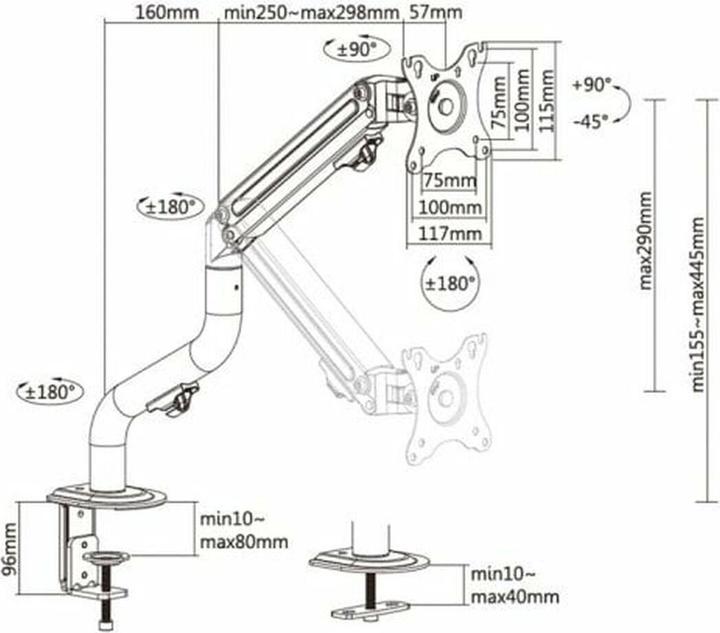 Produktbild Aisens DT32TSR-139 (Tisch, 32", 8 kg)
