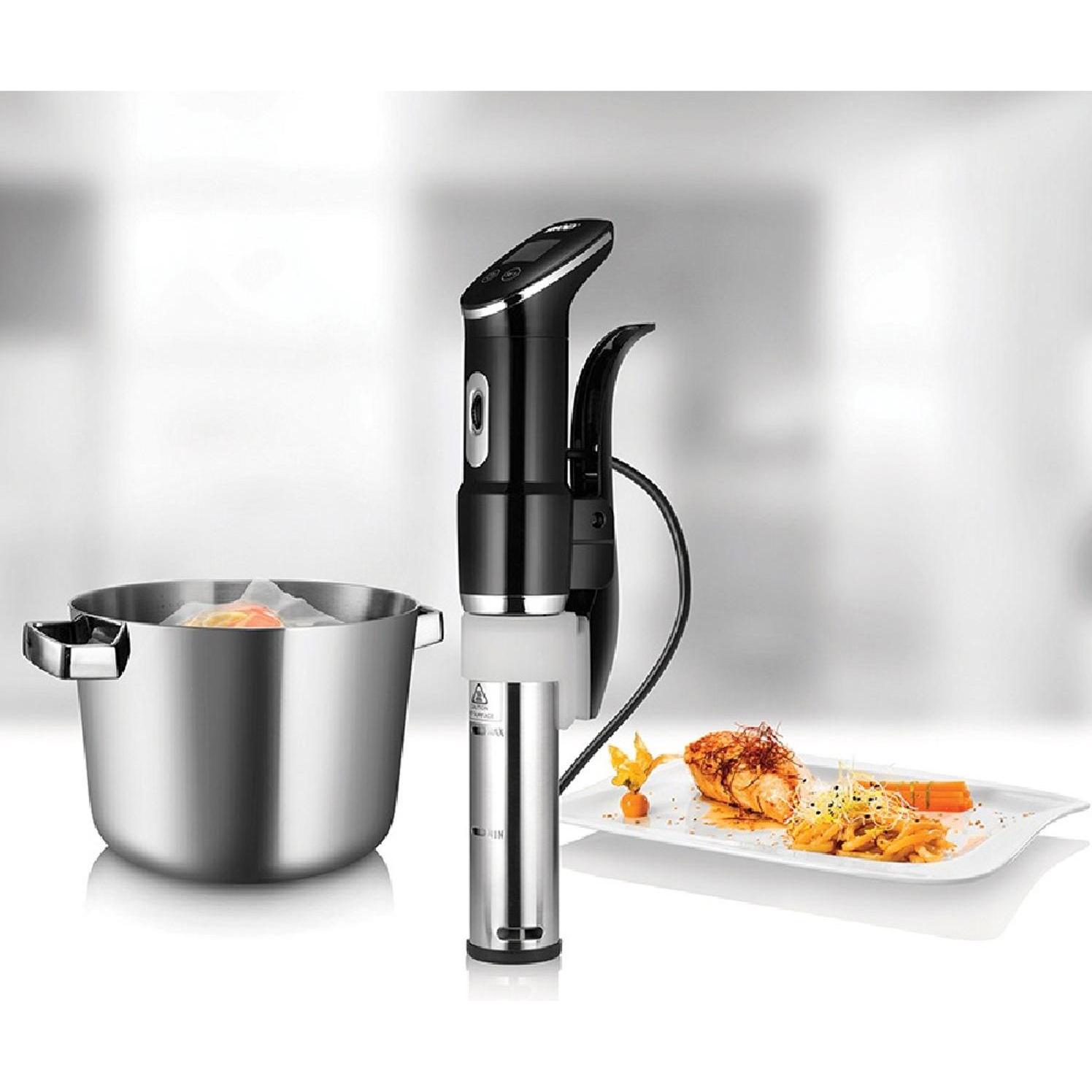 Thumbnail - Unold Sous Vide Time, Dampfgarer + Reiskocher, Schwarz, Silber