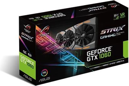 Actual product image ASUS ROG STRIX GeForce GTX 1060 O6G GAMING (6 GB)