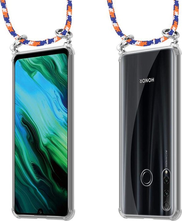 Produktbild Cadorabo TPU Handy Kette SILBER Cover