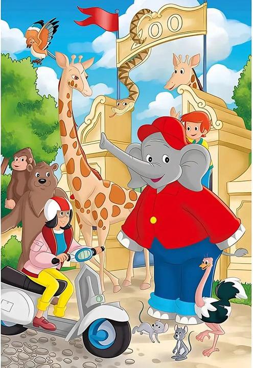 Actual product image Schmidt Spiele Benjamin Blümchen, At the Zoo (24 pieces)