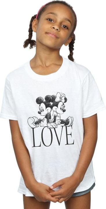 Produktbild Disney Mickey And Minnie Mouse Love TShirt Mädchen (140, 146)