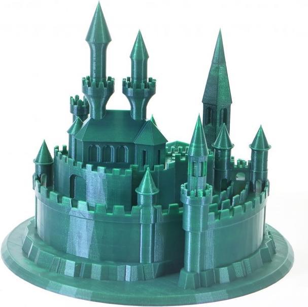 Image du produit Prusa Prusament PLA vert opale 1kg (PLA, 1.75 mm, 1000 g, Vert)