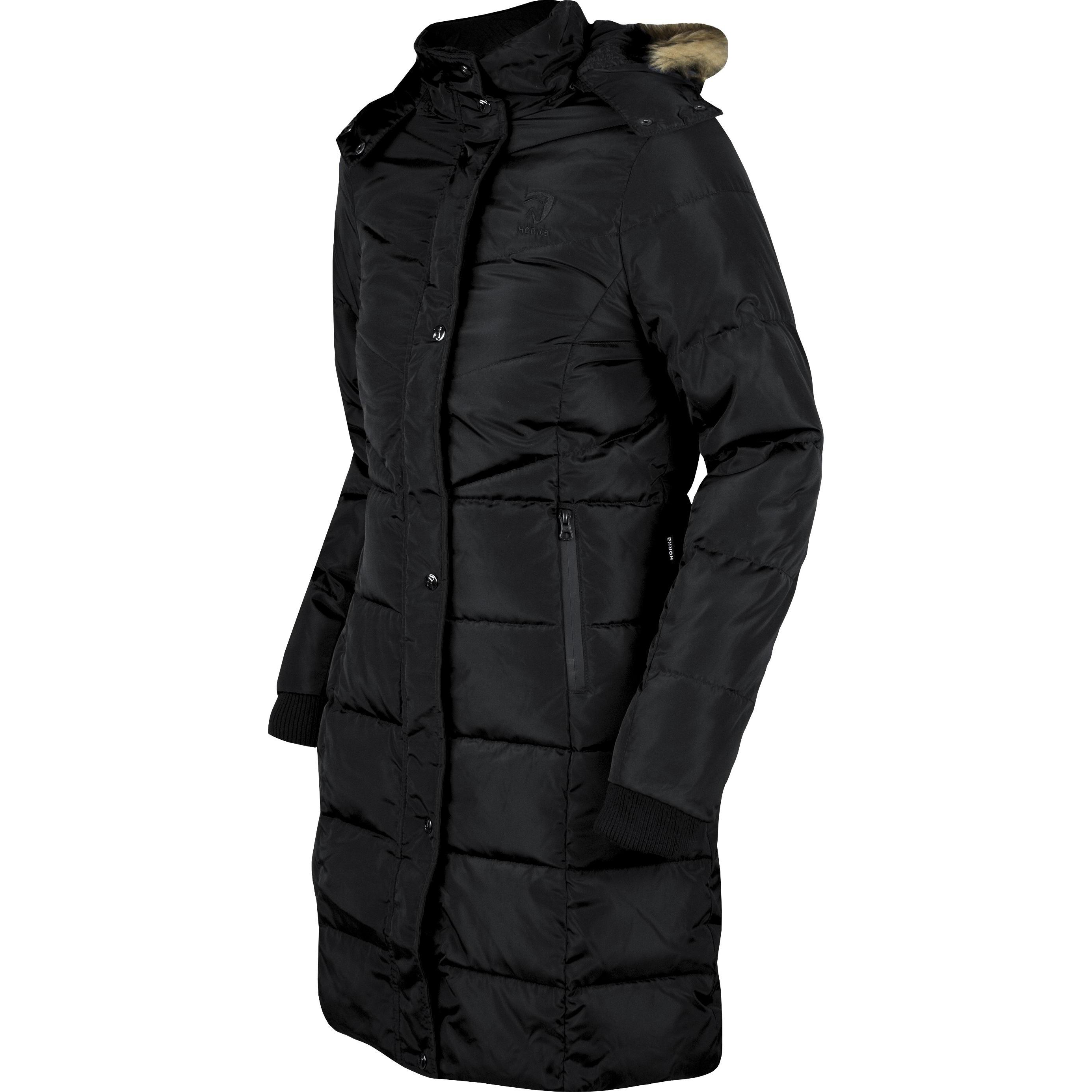 Horka, Damen, Jacke, parka damen gacier (L), Schwarz, L