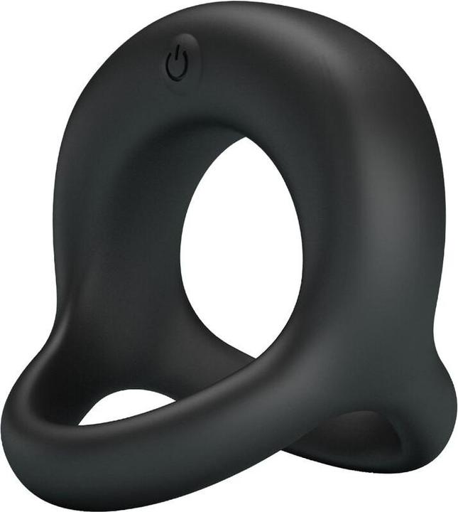 Actual product image Pretty Love VIBRANT PENIS RING ELLIOTT Black, 10 vibration functions