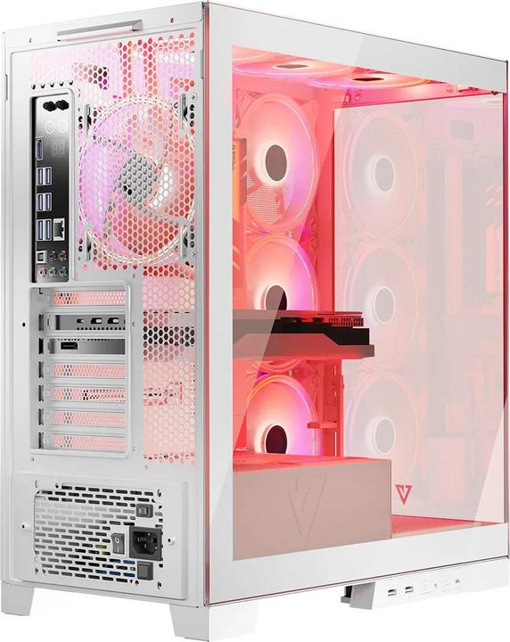 Image du produit Modecom Boîtier ordinateur Volcano SPACE APEX ARGB MIDI USB 3.0 X 2 CYPE-C blanc (ATX, mATX, Mini-ITX)