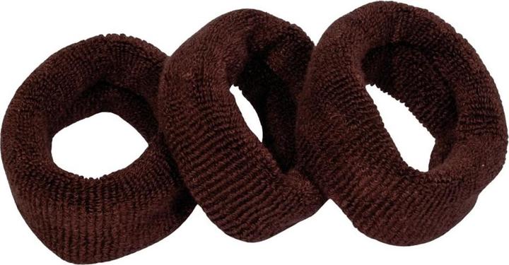 Immagine prodotto Herba Fascetta per capelli ecologica, marrone, Ø 7 cm, 3 pezzi (Elastico per capelli)