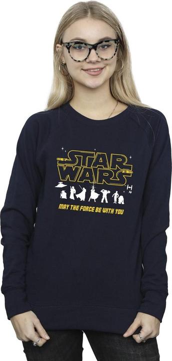 Immagine prodotto Star Wars Silhouettes Force Felpa Donna (M)