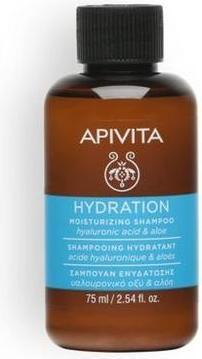 Produktbild Apivita Mini Moisturising Shampoo 75ml (75 ml, Flüssiges Shampoo)