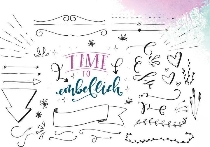 Actual product image Tombow Lettering-Set Advanced (10 x)