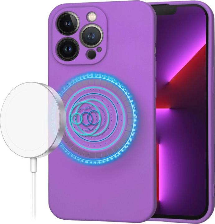 Produktbild Techsuit - SoftFlex MagSafe - iPhone 13 Pro - Purple (Apple iPhone 13 Pro)