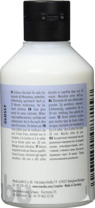 Produktbild Marabu Klarlack aqua (250 ml)