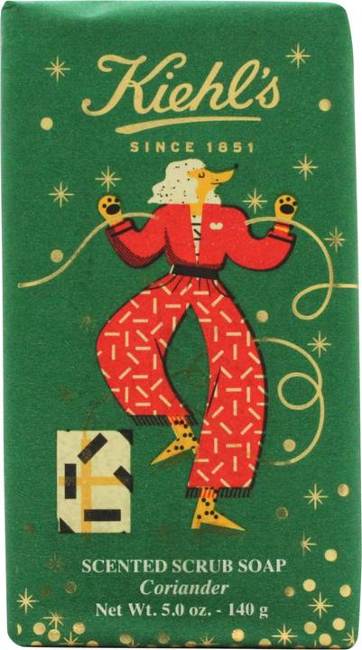 Actual product image Kiehl's Coriander Scented Scrub Bar Soap 140g (Hard soap)