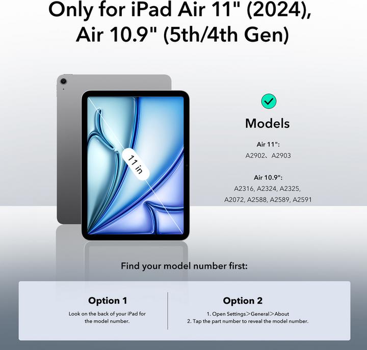 Produktbild ESR Rebound (iPad Air 11 2024 (M2), iPad Air 10.9 (2022), IPad Air 10.9 (2020))